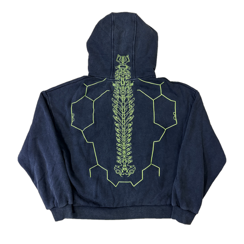 ZERO HOODIE VERSION 1 - BLACK WITH YELLOW DETAILING