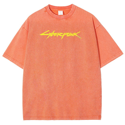 Cyberpunk Unisex Fit Washed T-Shirt 25 8 15999
