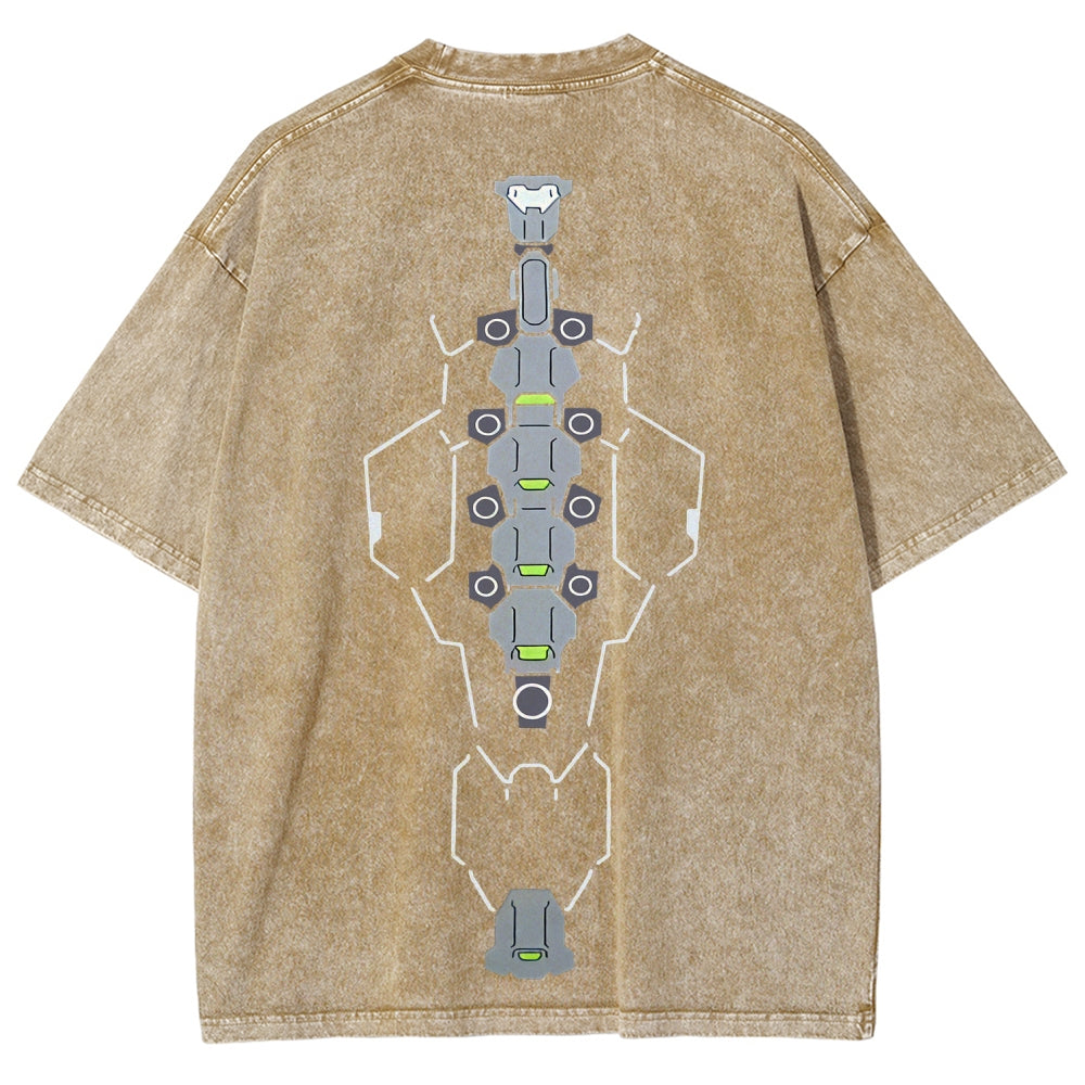 Cyberpunk Unisex Fit Washed T-Shirt 2511  4565