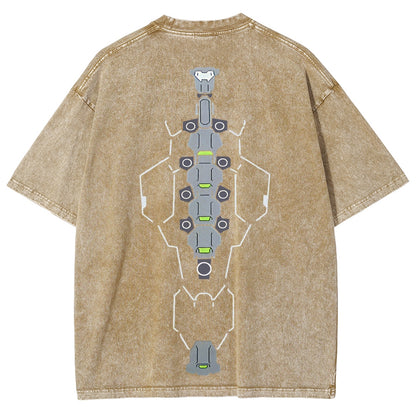 Cyberpunk Unisex Fit Washed T-Shirt 2511  4565