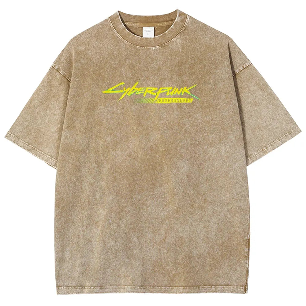 Cyberpunk Unisex Fit Washed T-Shirt 25 7 38371