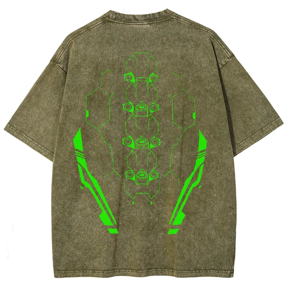 Cyberpunk Unisex Fit Washed T-Shirt 25 8 14597