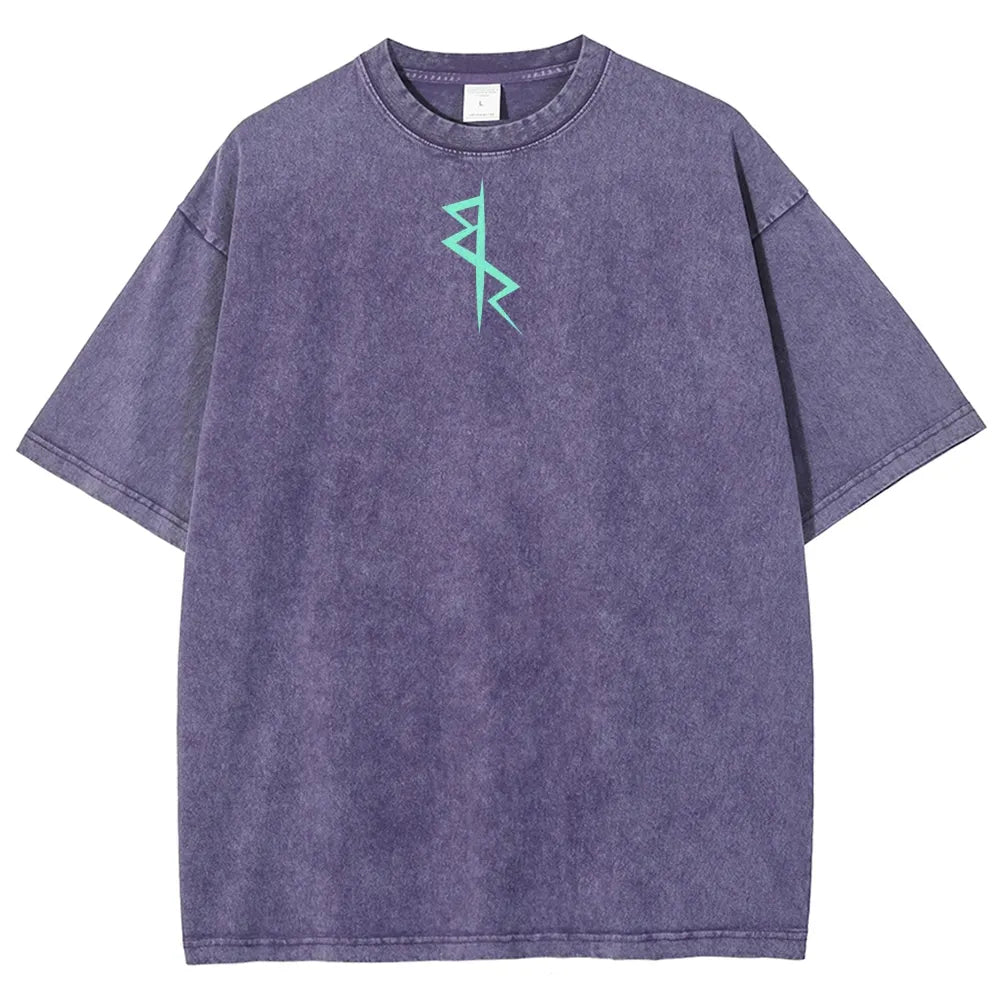 Cyberpunk Unisex Fit Washed T-Shirt 25 7  8558