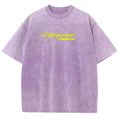 Cyberpunk Unisex Fit Washed T-Shirt 25 7 38371