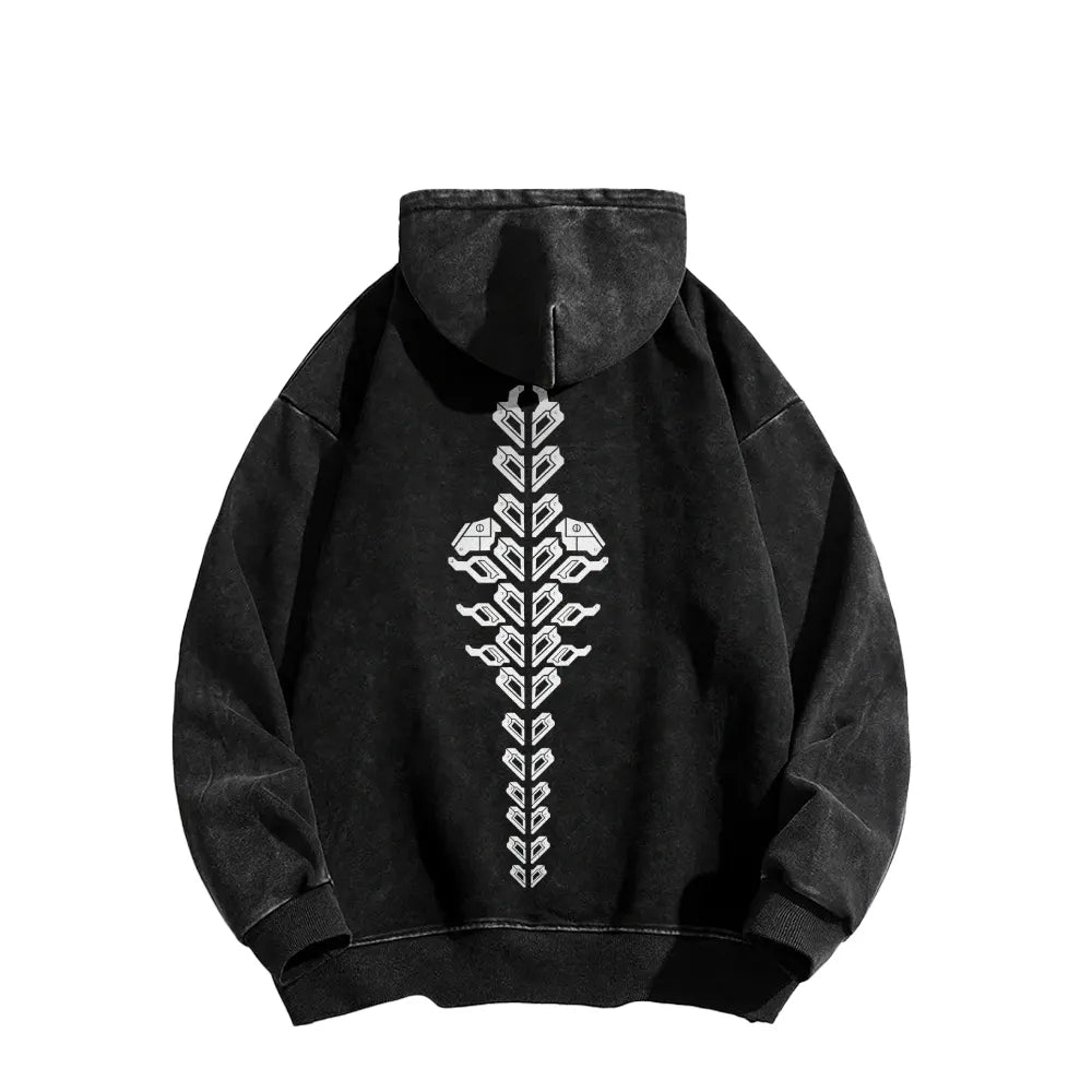 Cyberpunk: Edgerunners Casual Washed Hoodie 25 8 14758