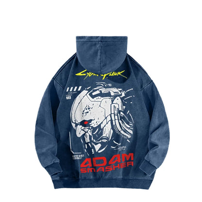 Cyberpunk Casual Washed Hoodie 25 8 1 861