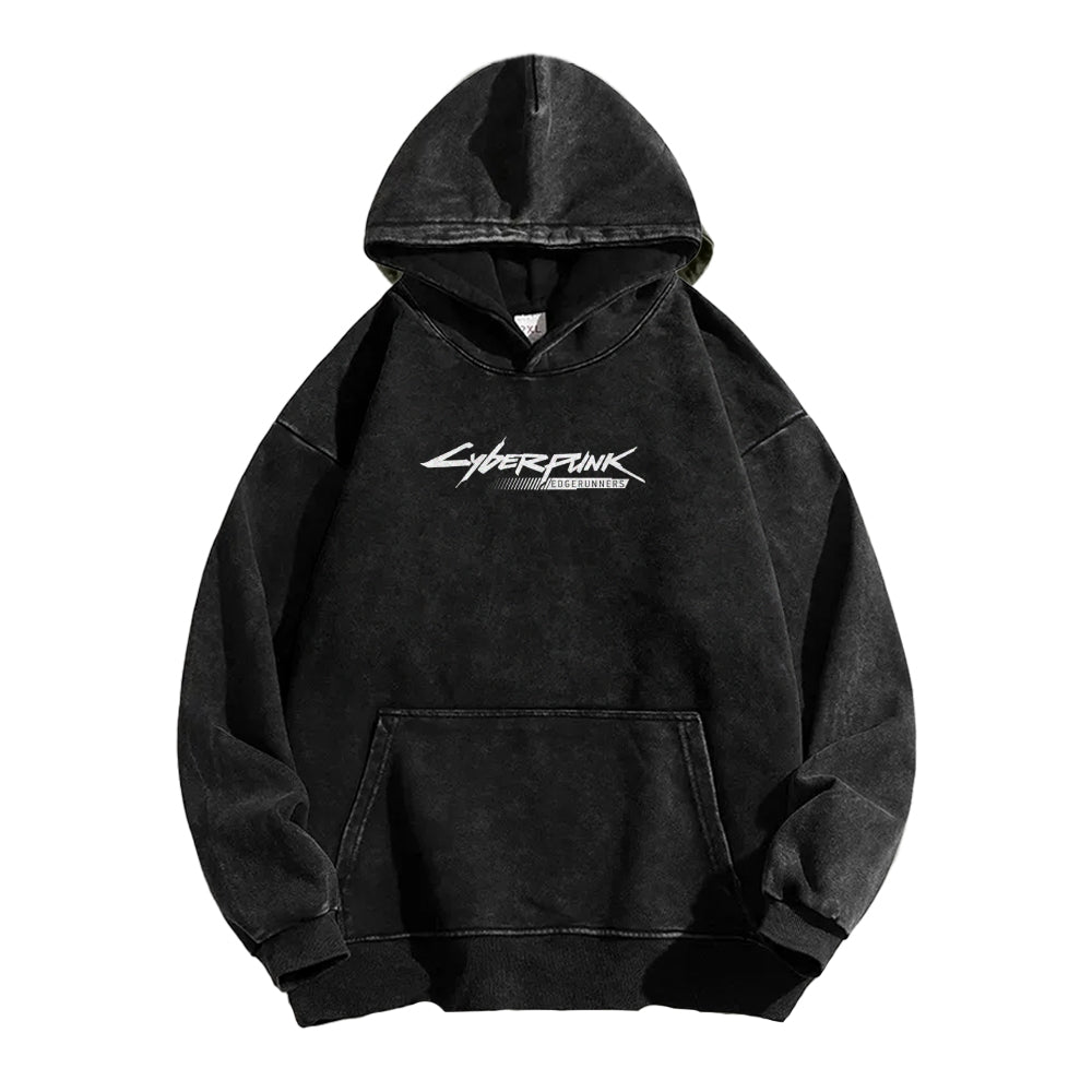 Cyberpunk: Edgerunners Casual Washed Hoodie 25 8 14758