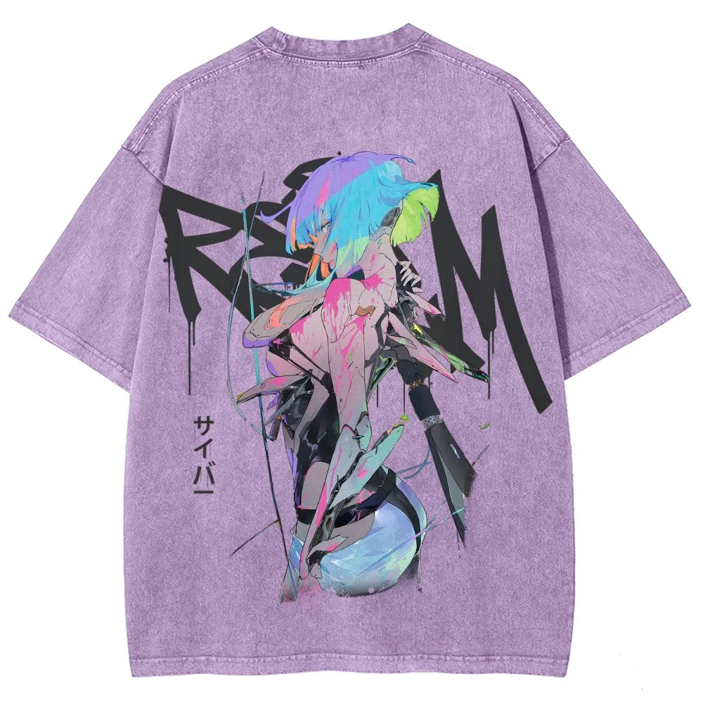 Cyberpunk Unisex Fit Washed T-Shirt 25 7 36872