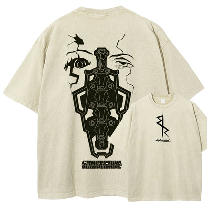 Cyberpunk Edgerunners Unisex Fit Washed T-Shirt 25 9 12 86
