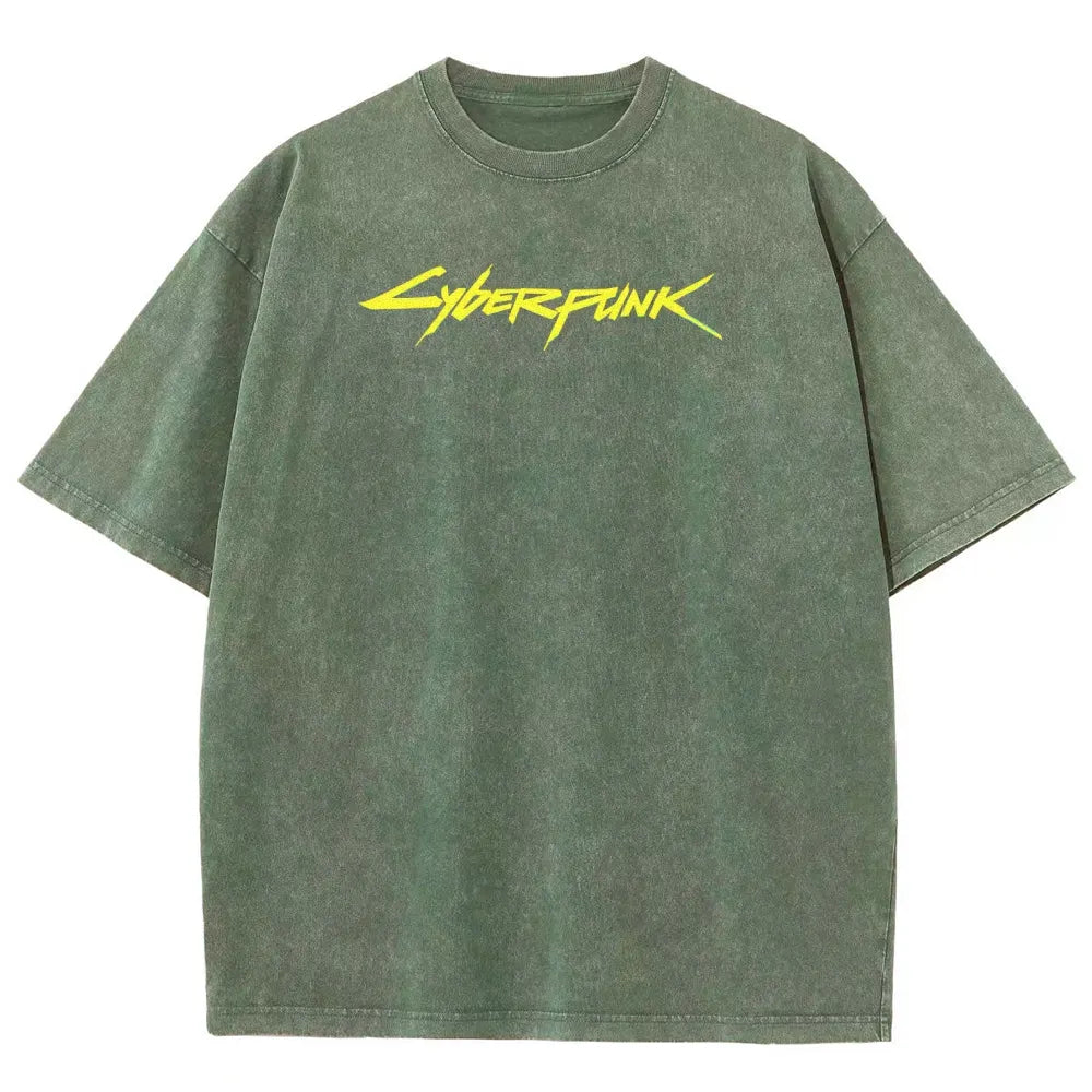 Cyberpunk Unisex Fit Washed T-Shirt 25 8 15999