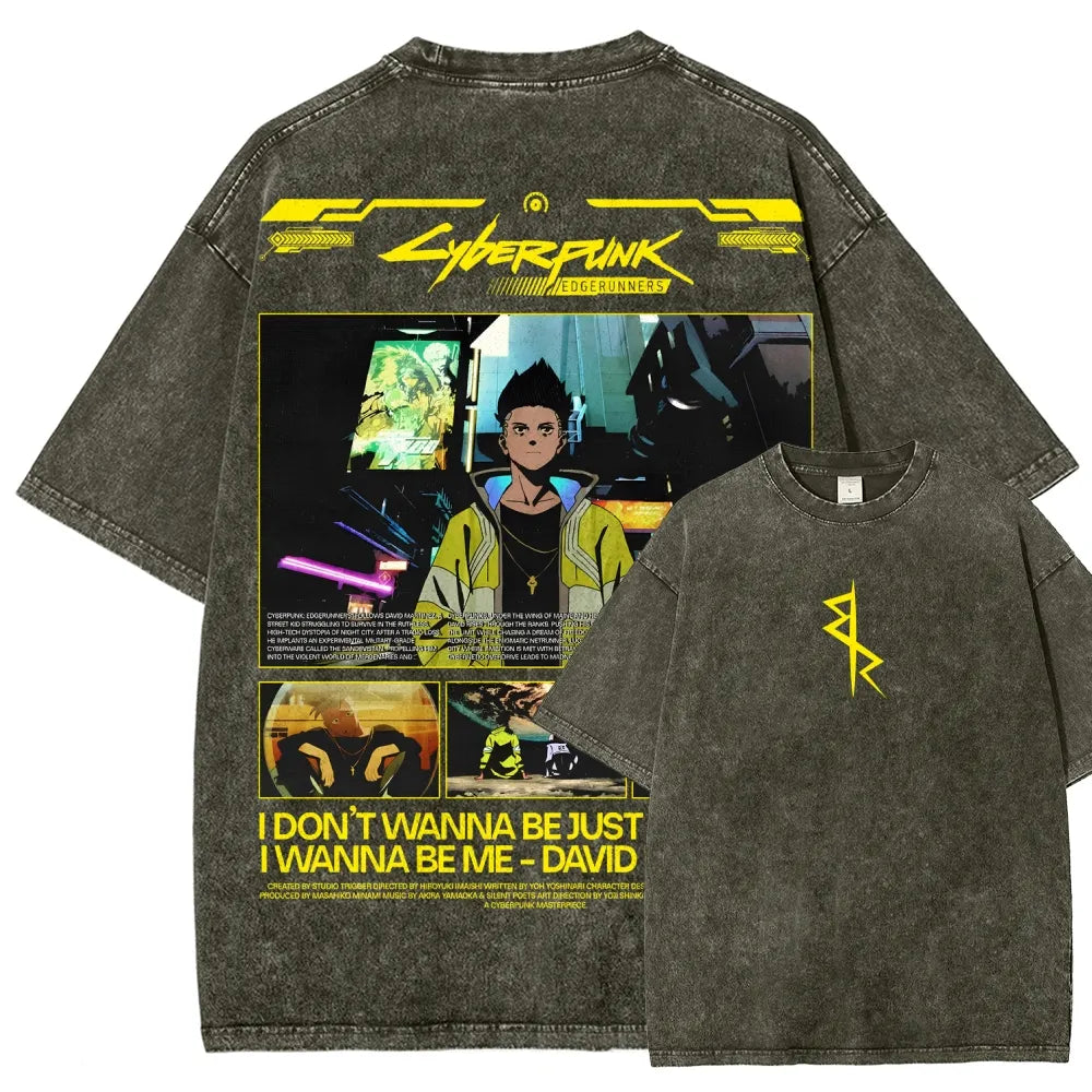 Cyberpunk Unisex Fit Washed T-Shirt 25 8  1212