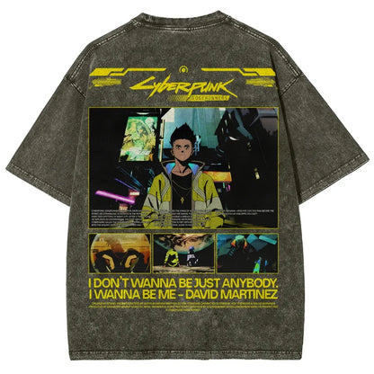 Cyberpunk Unisex Fit Washed T-Shirt 25 8  1212