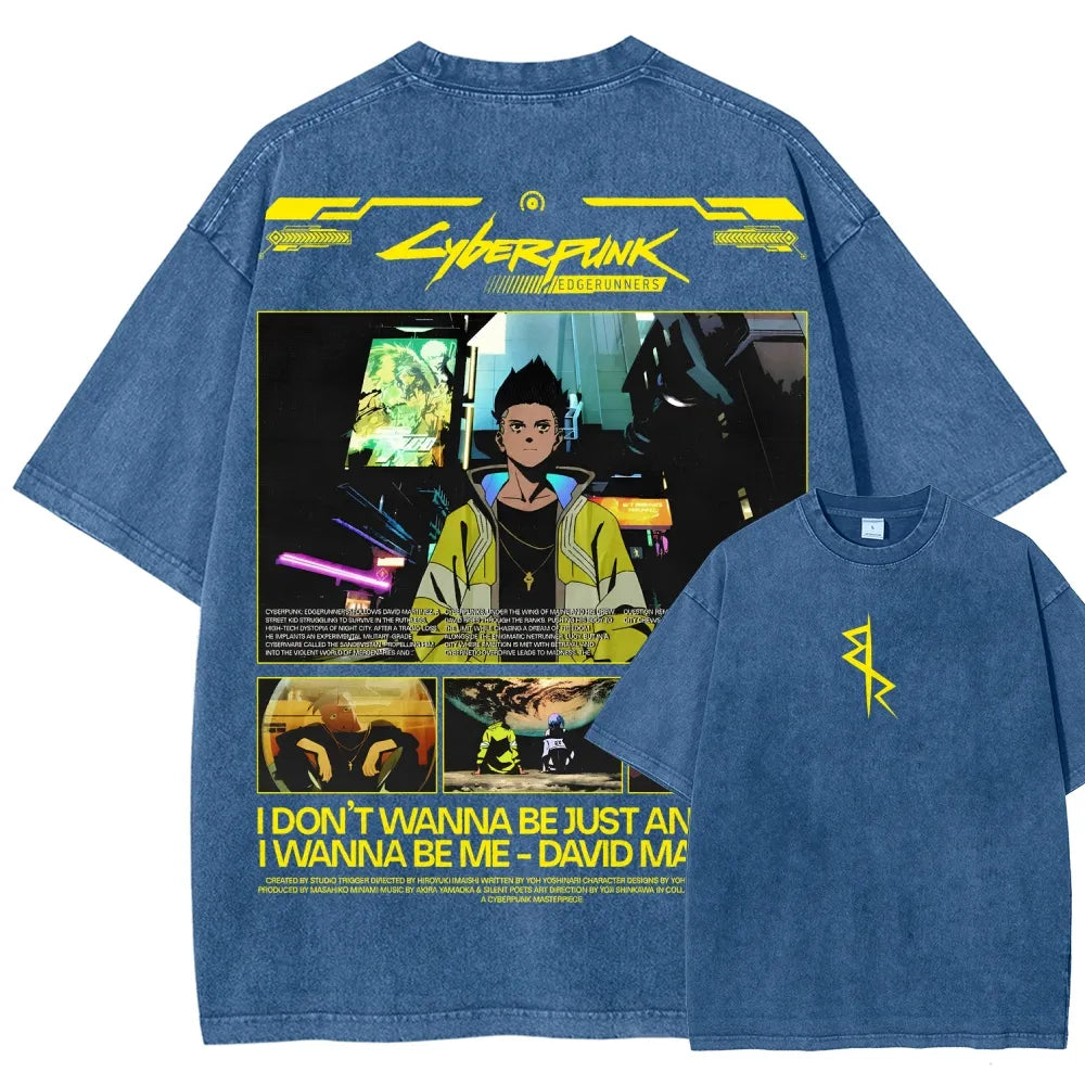 Cyberpunk Unisex Fit Washed T-Shirt 25 8  1212