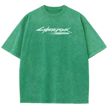 Cyberpunk Unisex Fit Washed T-Shirt 25 8 14593