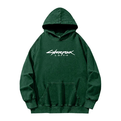 Cyberpunk Unisex washed sweatshirts 2511  456