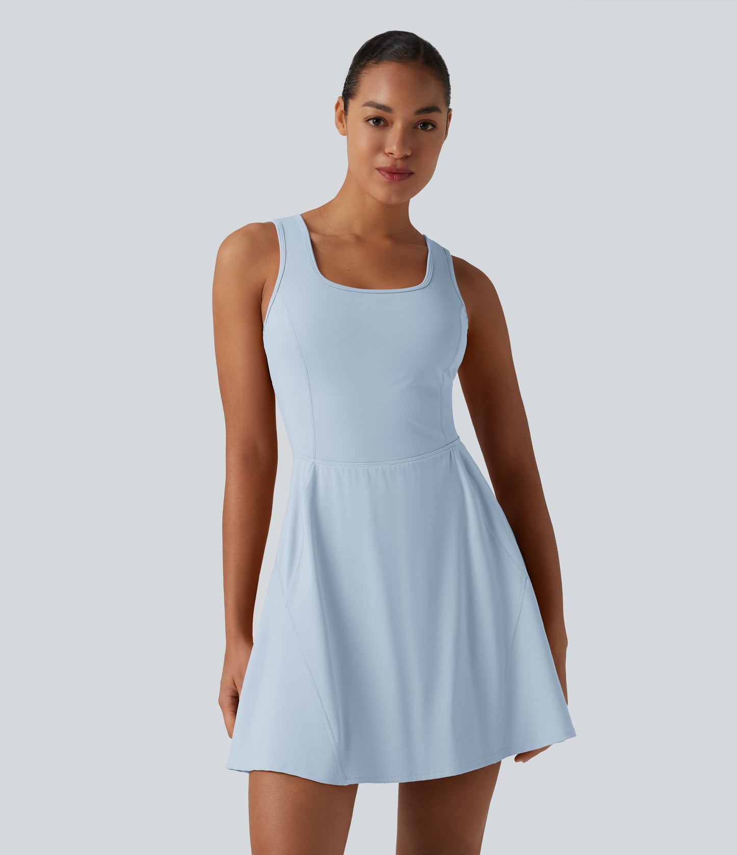 SoftlyZero™ Airy 2-in-1 Cool Touch Mini Dance Active Dress with Pockets-Easy Peezy Edition-Longer Length