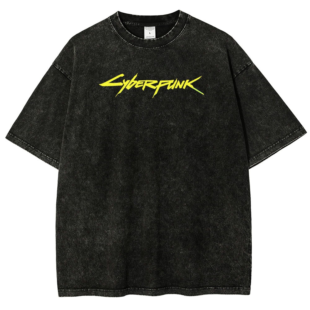 Cyberpunk Unisex Fit Washed T-Shirt 25 8 15999