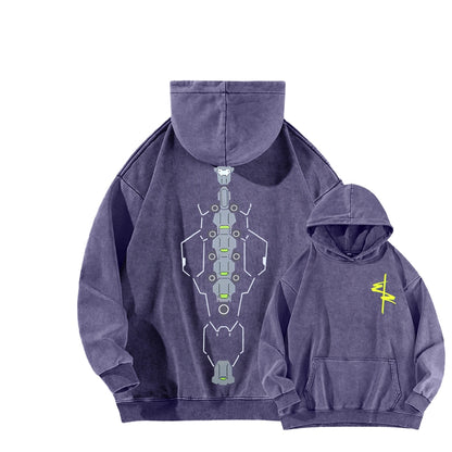 Cyberpunk Unisex washed sweatshirts 2511  4559