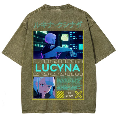 Cyberpunk Unisex Fit Washed T-Shirt 25 8 14781