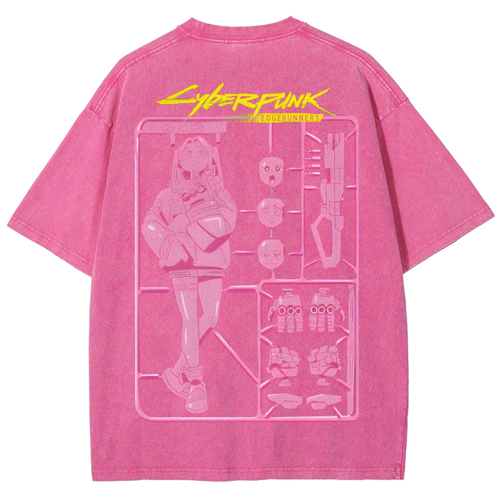 Cyberpunk: Edgerunners Unisex Fit Washed T-Shirt 25 8 11267