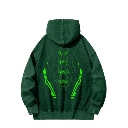Cyberpunk: Edgerunners Casual Washed Hoodie 25 8 14757