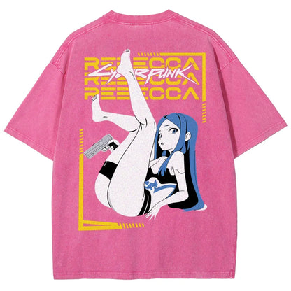 Cyberpunk Unisex Fit Washed T-Shirt 25 8 15999