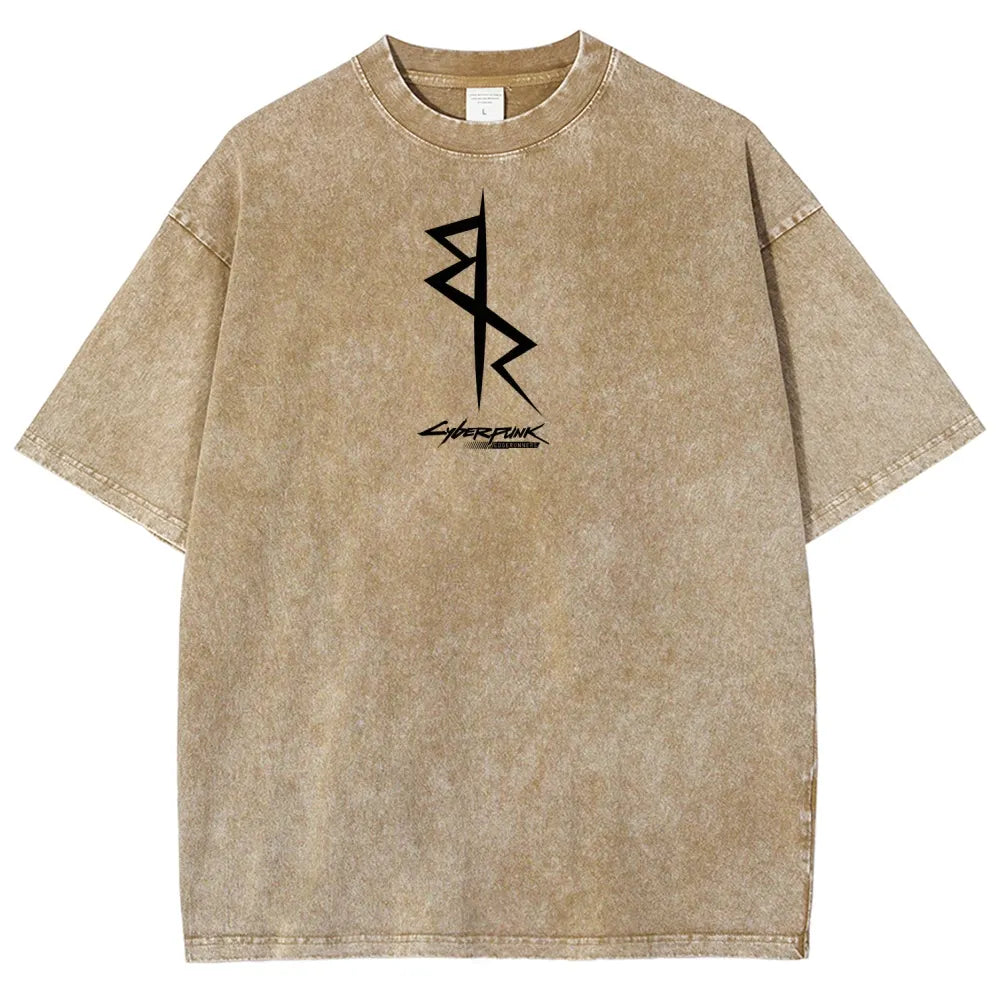 Cyberpunk Edgerunners Unisex Fit Washed T-Shirt 25 9 12 86