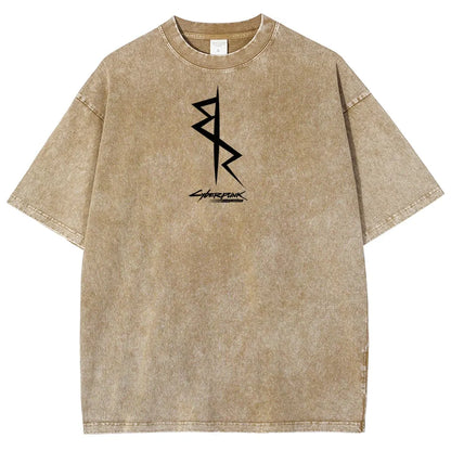 Cyberpunk Edgerunners Unisex Fit Washed T-Shirt 25 9 12 86