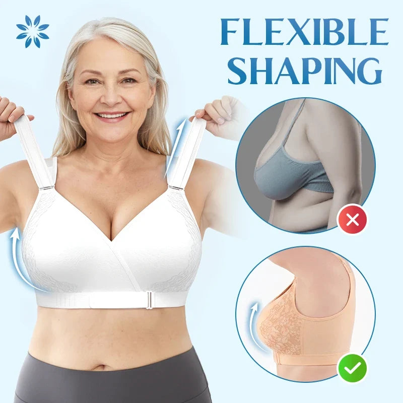 Veracomfort - Velcro Front-Wrap & Straps Adaptive Comfort Bra