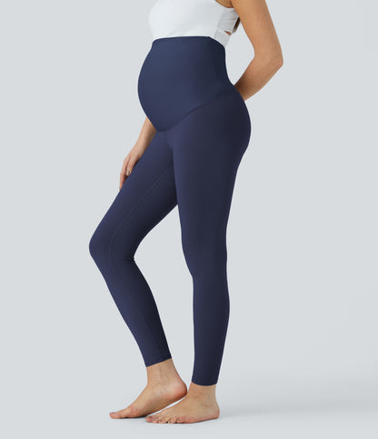 SoftlyZero™ Super High Waisted Maternity Yoga 7/8 Leggings