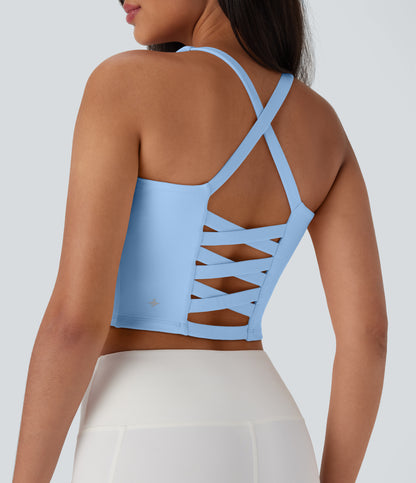 Cropped Yoga Tank Top DD-F Cups