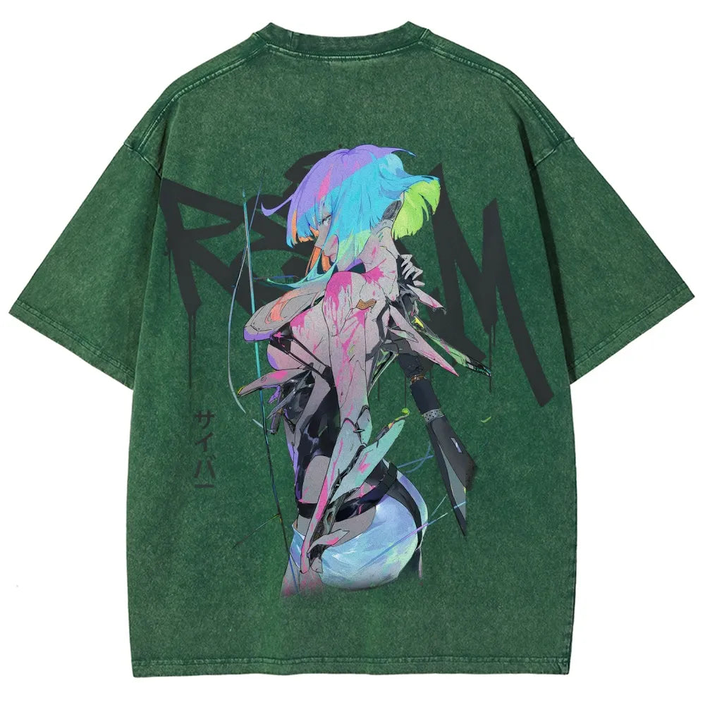 Cyberpunk Unisex Fit Washed T-Shirt 25 7 36872