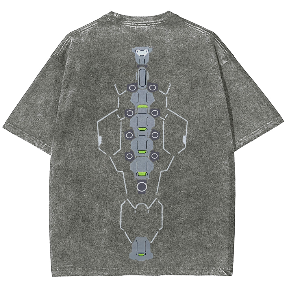 Cyberpunk Unisex Fit Washed T-Shirt 2511  4565