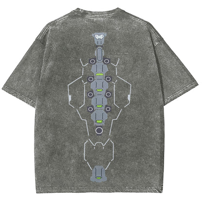 Cyberpunk Unisex Fit Washed T-Shirt 2511  4565