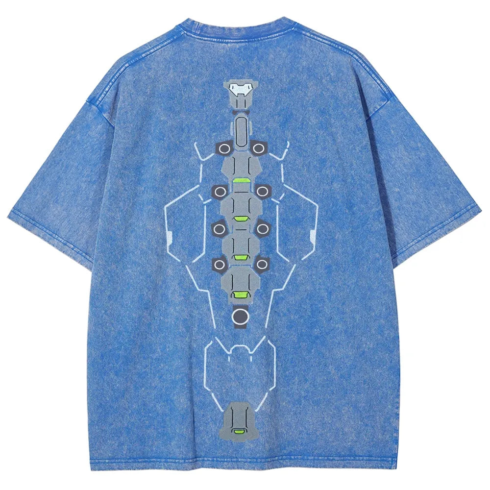 Cyberpunk Unisex Fit Washed T-Shirt 2511  4565