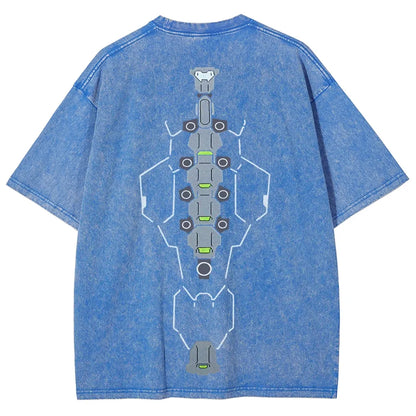 Cyberpunk Unisex Fit Washed T-Shirt 2511  4565
