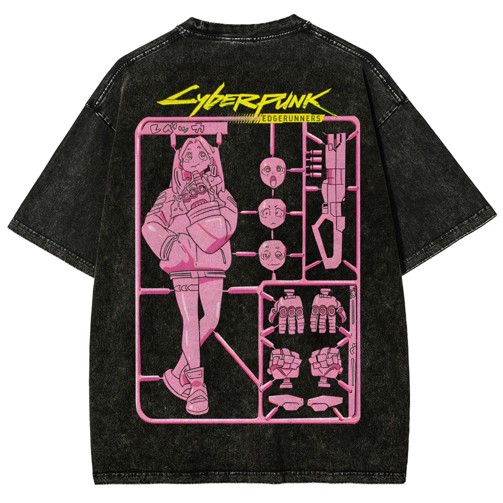 Cyberpunk: Edgerunners Unisex Fit Washed T-Shirt 25 8 11267