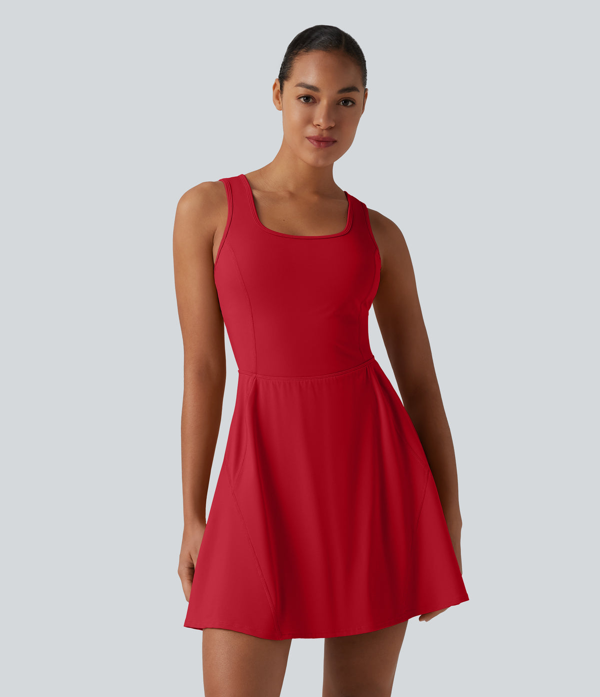 SoftlyZero™ Airy 2-in-1 Cool Touch Mini Dance Active Dress with Pockets-Easy Peezy Edition-Longer Length