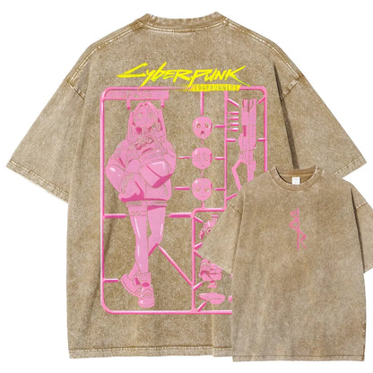 Cyberpunk: Edgerunners Unisex Fit Washed T-Shirt 25 8 11267