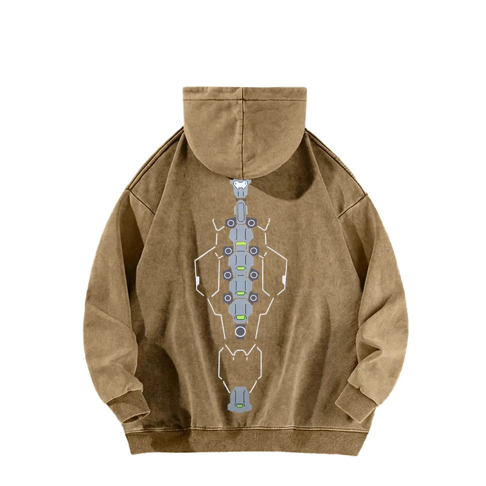 Cyberpunk Unisex washed sweatshirts 2511  4559