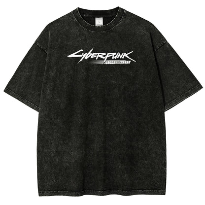 Cyberpunk Unisex Fit Washed T-Shirt 25 8 14593