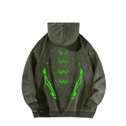 Cyberpunk: Edgerunners Casual Washed Hoodie 25 8 14757