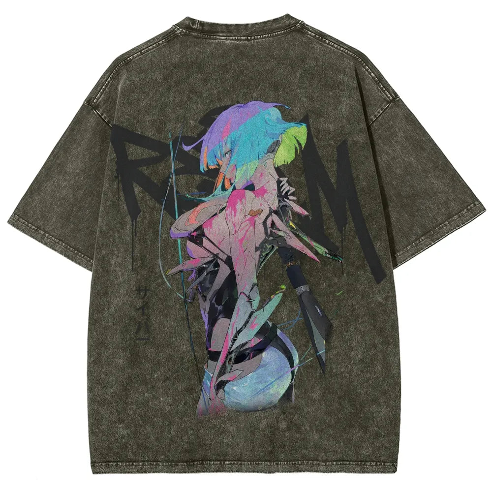 Cyberpunk Unisex Fit Washed T-Shirt 25 7 36872