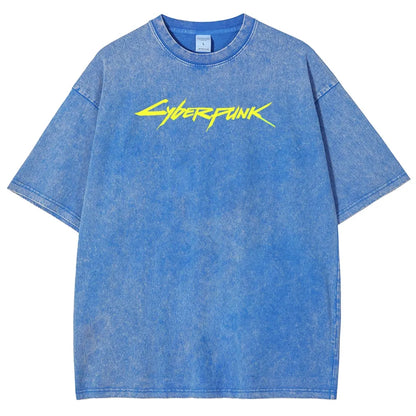 Cyberpunk Unisex Fit Washed T-Shirt 25 8 15999