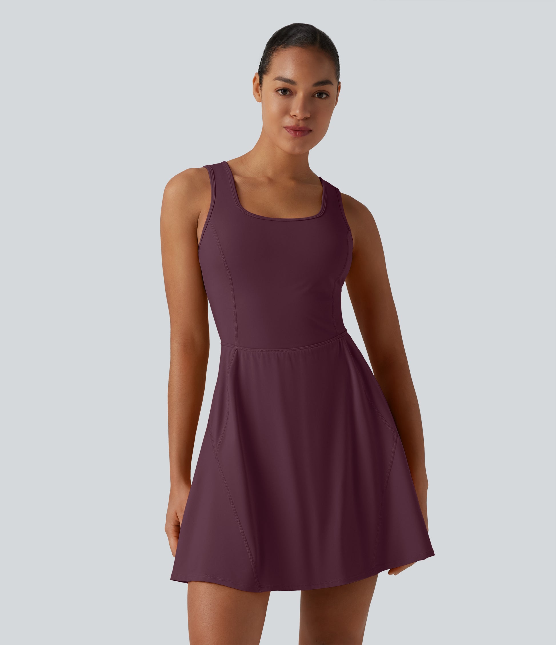 SoftlyZero™ Airy 2-in-1 Cool Touch Mini Dance Active Dress with Pockets-Easy Peezy Edition-Longer Length