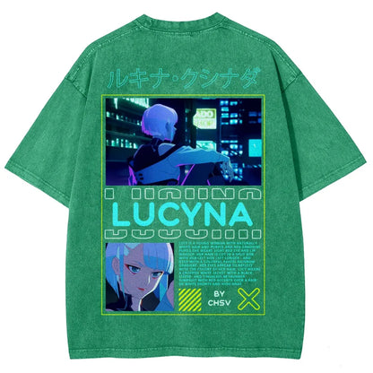 Cyberpunk Unisex Fit Washed T-Shirt 25 8 14781