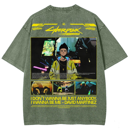 Cyberpunk Unisex Fit Washed T-Shirt 25 8  1212