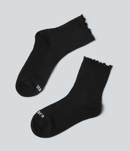 Lettuce Trim Mid-Calf Length Socks