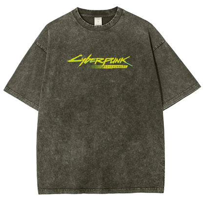 Cyberpunk Unisex Fit Washed T-Shirt 25 7 38371