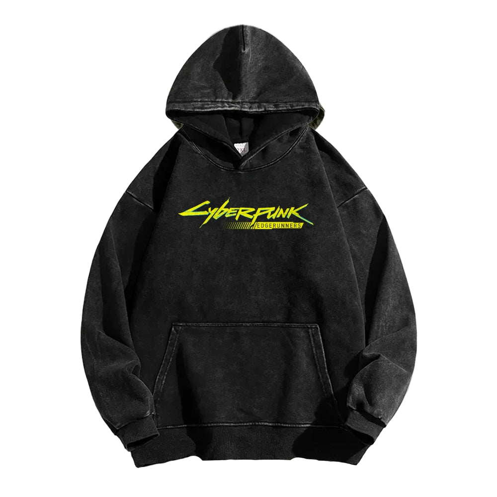 Cyberpunk: Edgerunners Casual Washed Hoodie 25 7 22462
